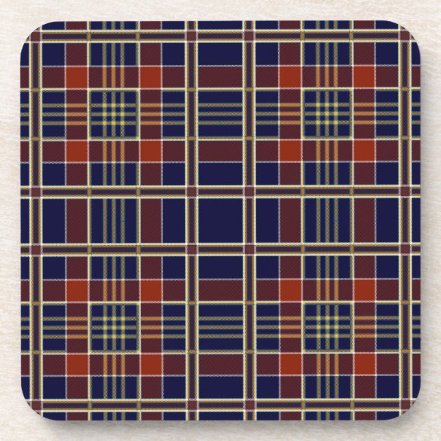scottish plaid coaster (Front)