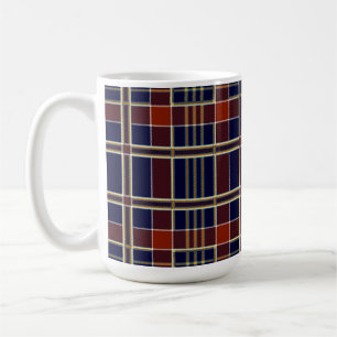 scottish plaid coffee mug