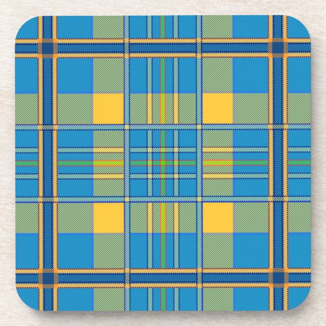 scottish plaid tartan coaster (Front)