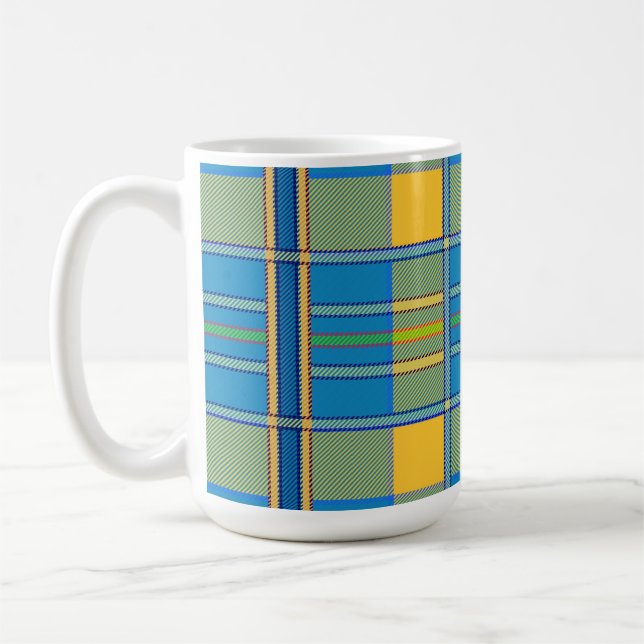 scottish plaid tartan coffee mug (Left)