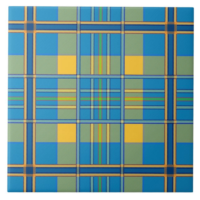 scottish plaid tartan tile (Front)