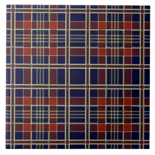 scottish plaid tile