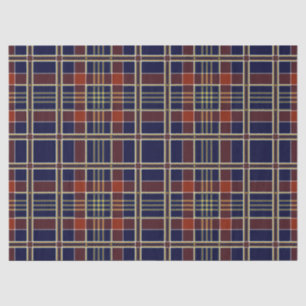 scottish plaid tissue paper