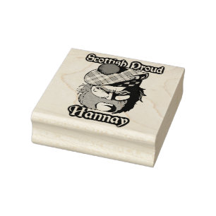 Scottish Proud Clan Hannay Art Rubber Stamp