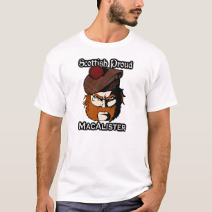 Scottish Proud Clan MacAlister Tartan T-Shirt