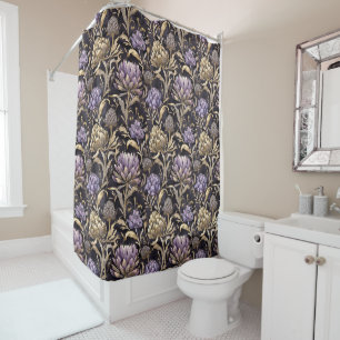 Scottish Purple Shower Curtain