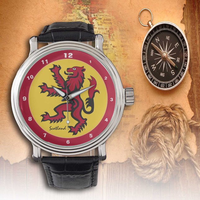 Scottish Rampant Flag & vintage Scotland /patriots Watch (Creator Uploaded)