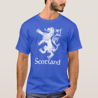 Scottish Rampant Lion Navy Blue