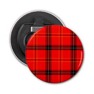 Scottish Red Tartan Bottle Opener