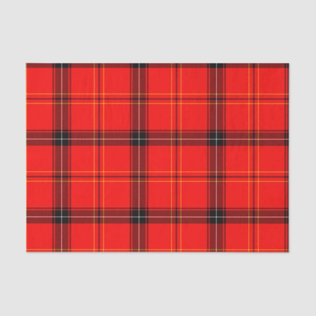 Scottish Red Tartan Tissue Paper (Front)
