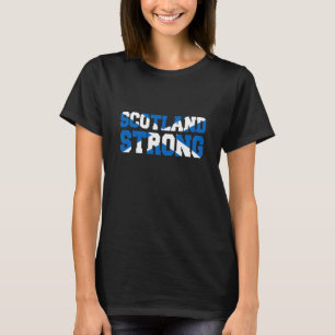 Scottish Referendum Scotland on Blue T-Shirt