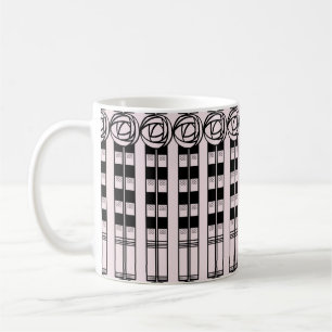 Scottish Rennie Mackintosh inspired Rose mug
