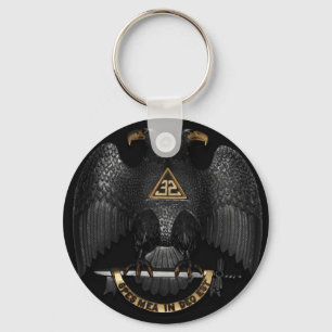 Scottish Rite 32 Degree Mason Eagle Key Ring