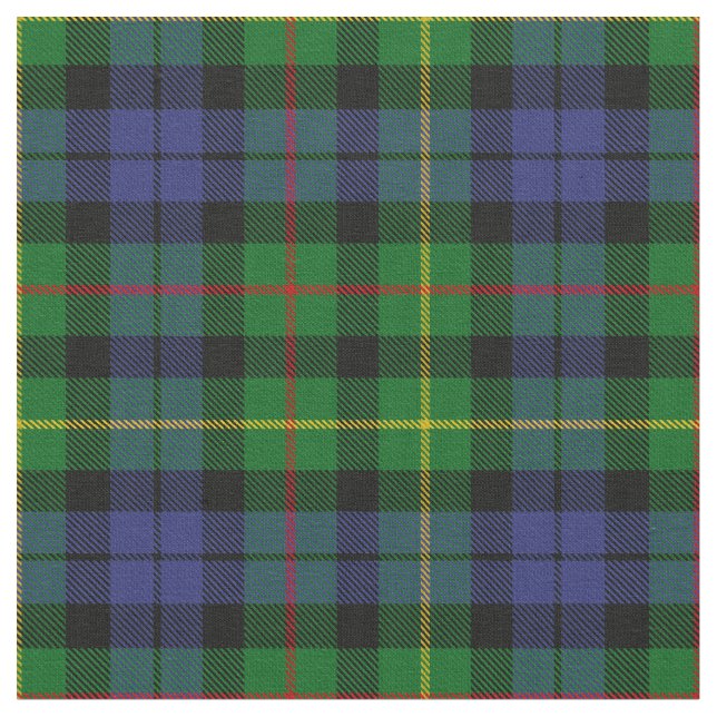Scottish Rollo Plaid Tartan Fabric (Close Up)