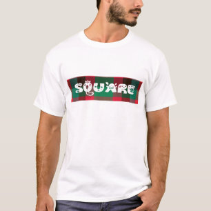Scottish Royal Chequered Tartan Plaid with Text T-Shirt