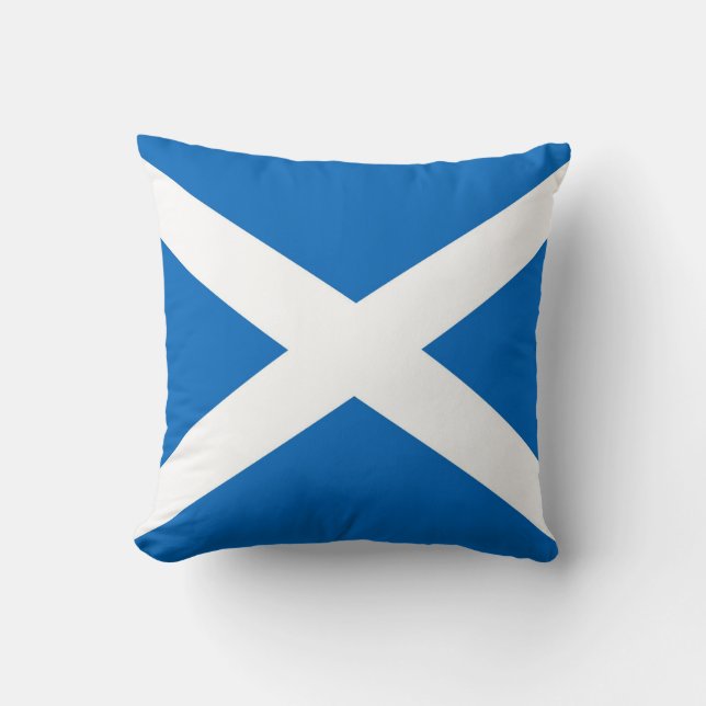Scottish Saltire Cushion (Front)