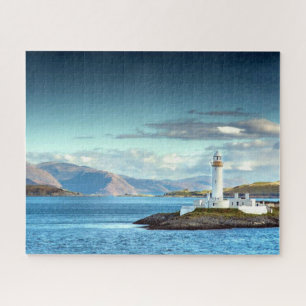 Scottish Scenic Lighthouse View Oban Port Jigsaw Puzzle