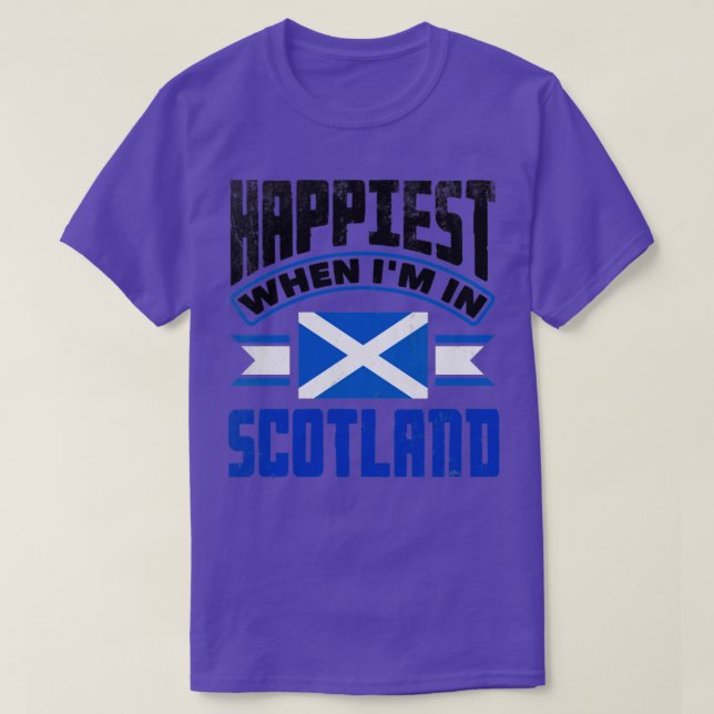 Scottish Scotland Scottish Flag Quote5 T-Shirt (Design Front)