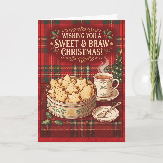 Scottish Shortbread Christmas Card (Front)