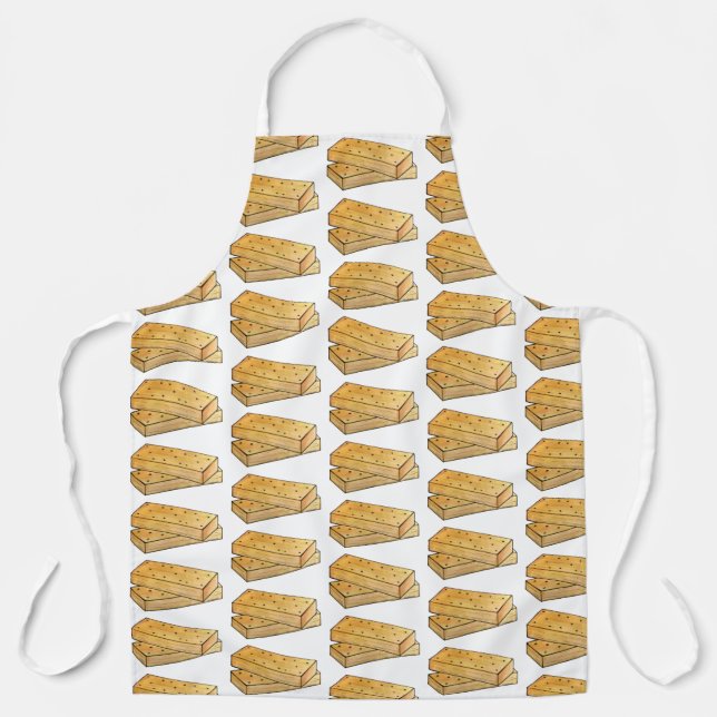 Scottish Shortbread Tea Biscuits British Bakery Apron (Front)