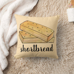 Scottish Shortbread Tea Biscuits British Bakery Cushion