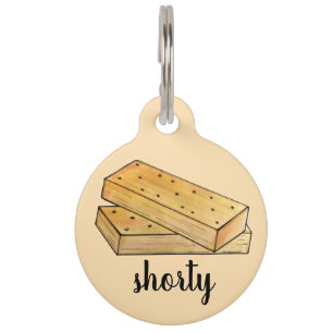 Scottish Shortbread Tea Biscuits British Bakery Pet Tag