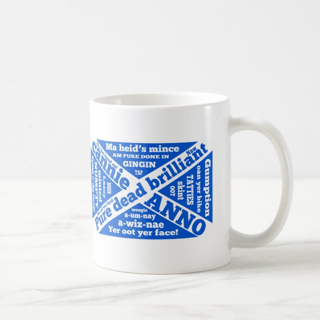 Scottish slang and phrases coffee mug (Right)