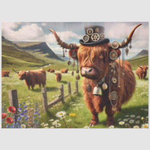 Scottish Steerpunk Tissue Paper