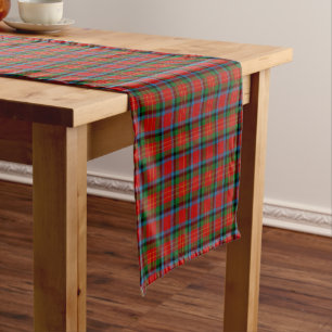 Scottish Sturrock Plaid Tartan Short Table Runner