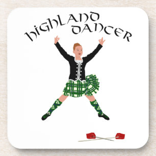 Scottish Sword Dancer - Ghillie Callum Coaster