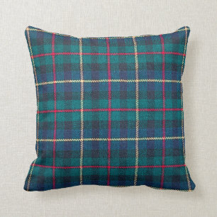 Scottish tartan background a checked plaid weave p cushion