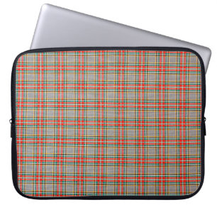 Scottish tartan background a checked plaid weave p laptop sleeve