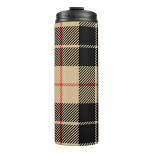 Scottish Tartan Chequered Plaid Pattern     Thermal Tumbler