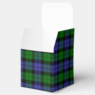 Scottish tartan favour box