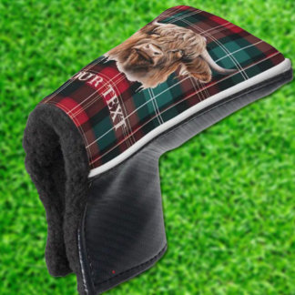 Scottish Tartan HIGHLANDER Golf Head Cover