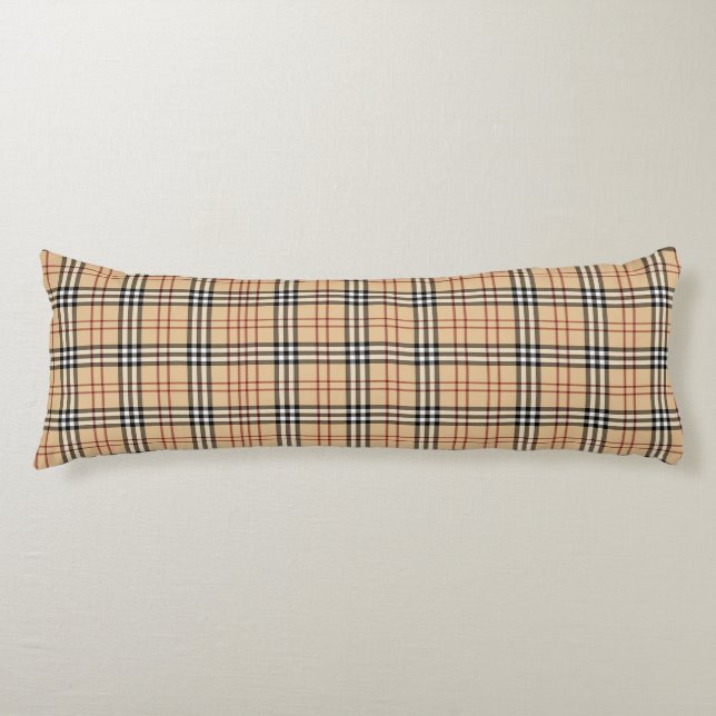 Scottish Tartan Pattern Body Cushion (Front)