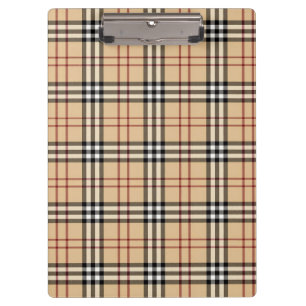 Scottish Tartan Pattern Clipboard