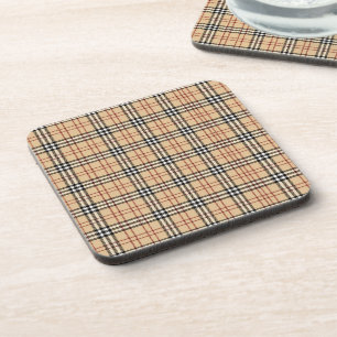 Scottish Tartan Pattern Coaster