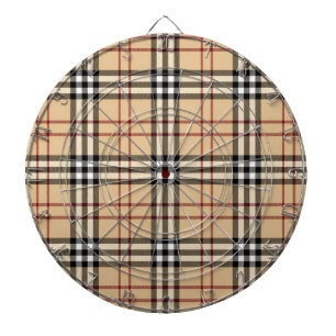 Scottish Tartan Pattern Dartboard