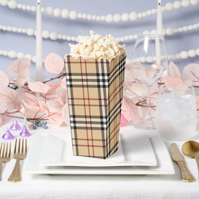 Scottish Tartan Pattern     Favour Box (Wedding)