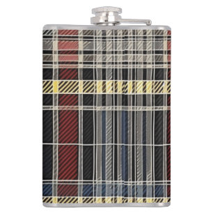 Scottish Tartan Pattern Hip Flask