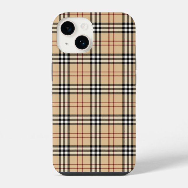 Scottish Tartan Pattern iPhone Case (Back)