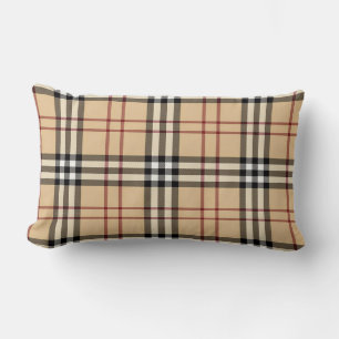 Scottish Tartan Pattern     Lumbar Cushion