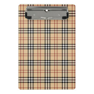 Scottish Tartan Pattern Mini Clipboard
