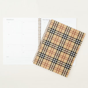 Scottish Tartan Pattern     Planner