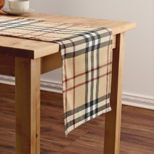 Scottish Tartan Pattern     Short Table Runner