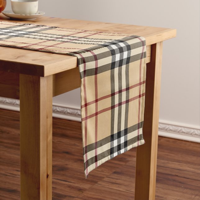 Scottish Tartan Pattern     Short Table Runner (In Situ)