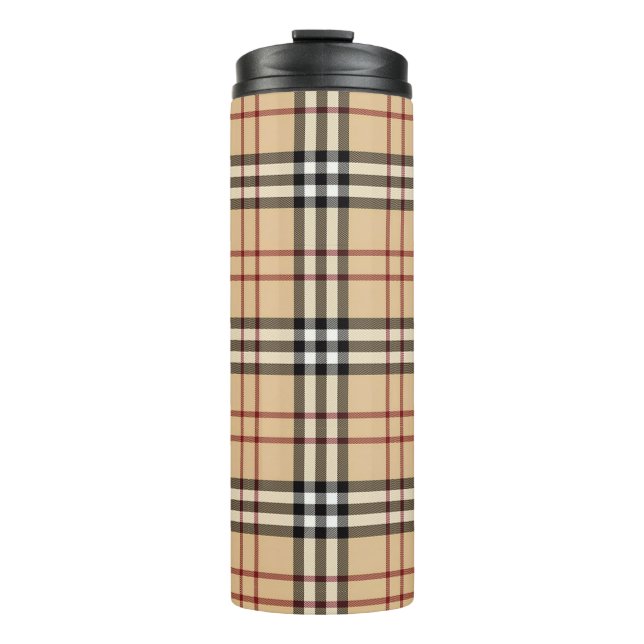 Scottish Tartan Pattern     Thermal Tumbler (Front)