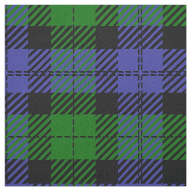 Scottish tartan plaid fabric (Swatch)