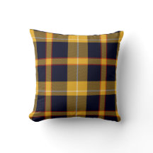 Scottish Tartan Plaid Navy Blue Yellow Red Celtic